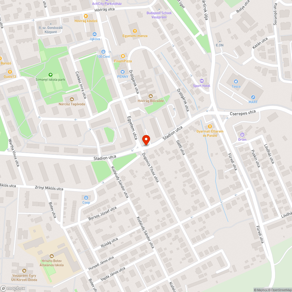 Beton az úttesten bejelentés helye