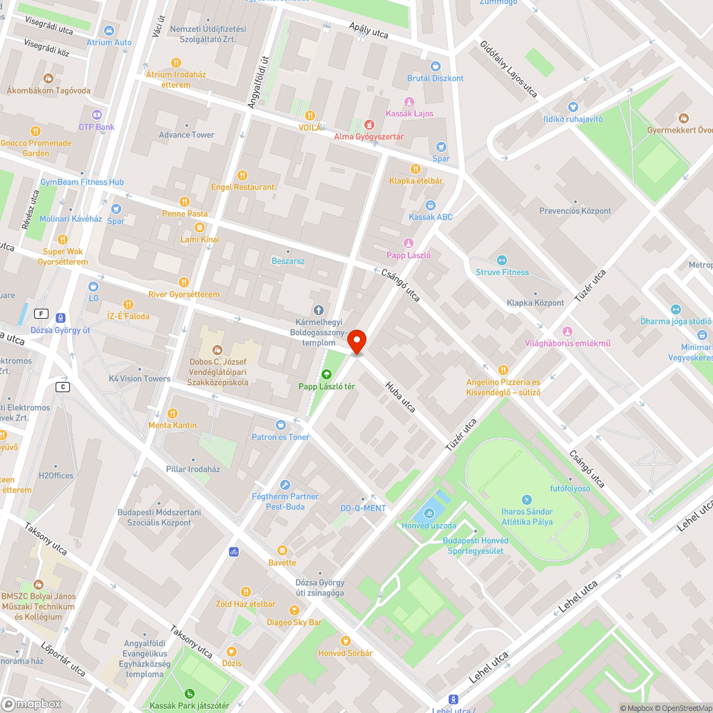 Púpos fedlap kiáll a járdából bejelentés helye