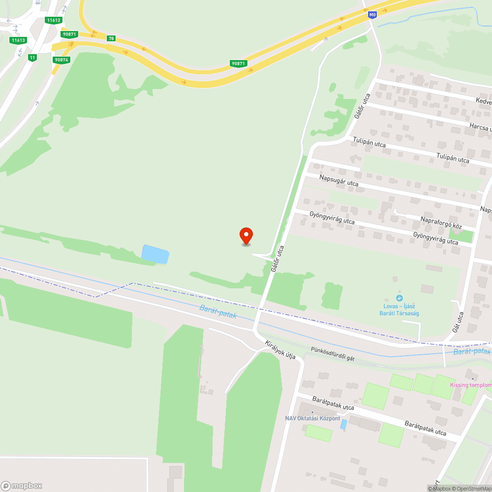 Szemétlerakó bejelentés helye