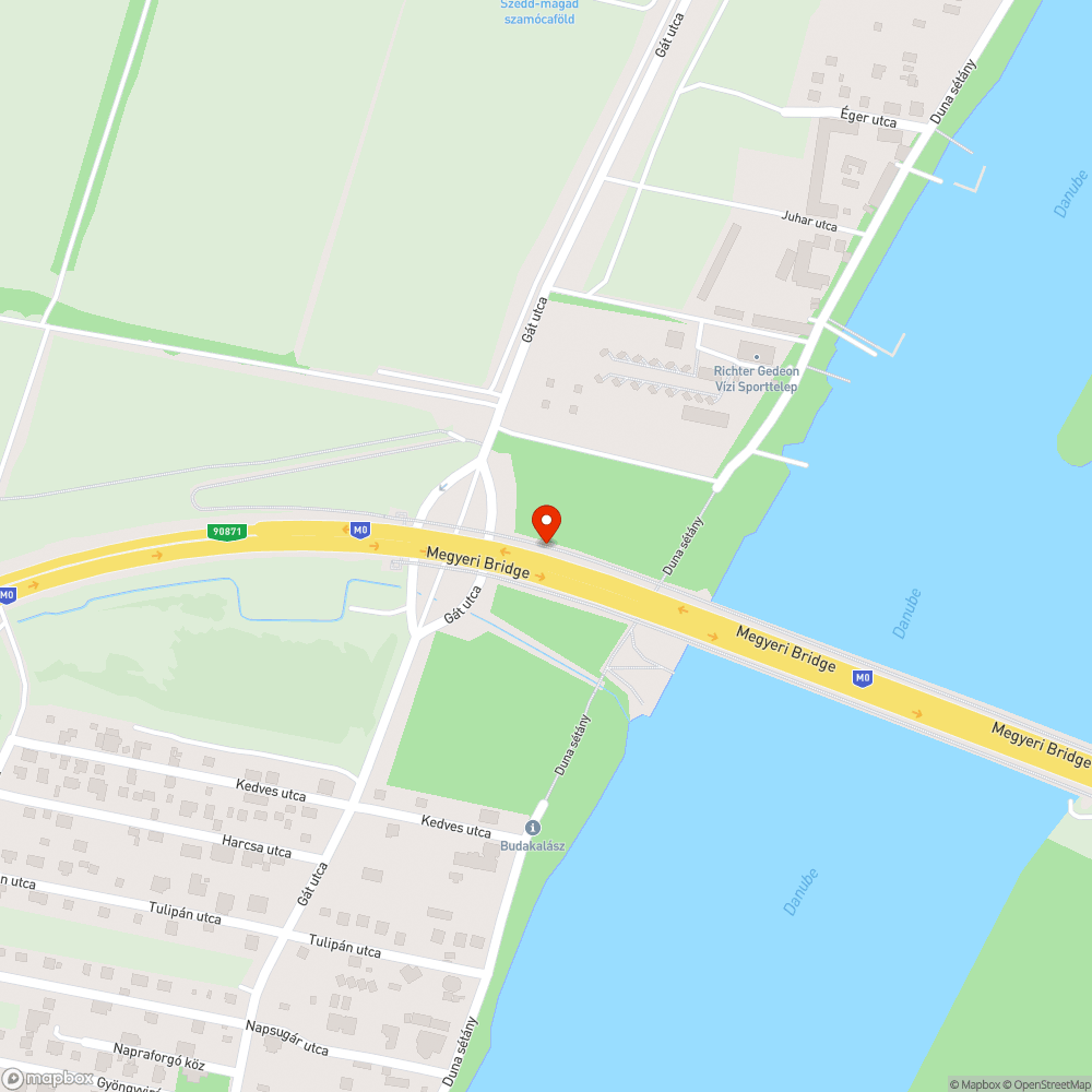 Nyitva a kapu bejelentés helye