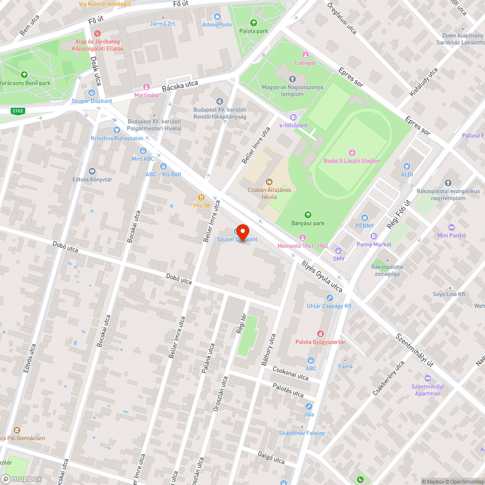 Járdán parkolás bejelentés helye