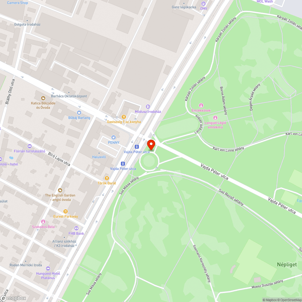 Rendszám nélküli Ford bejelentés helye