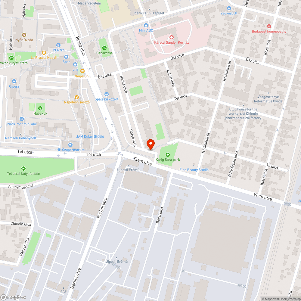 Elhagyott Ford bejelentés helye