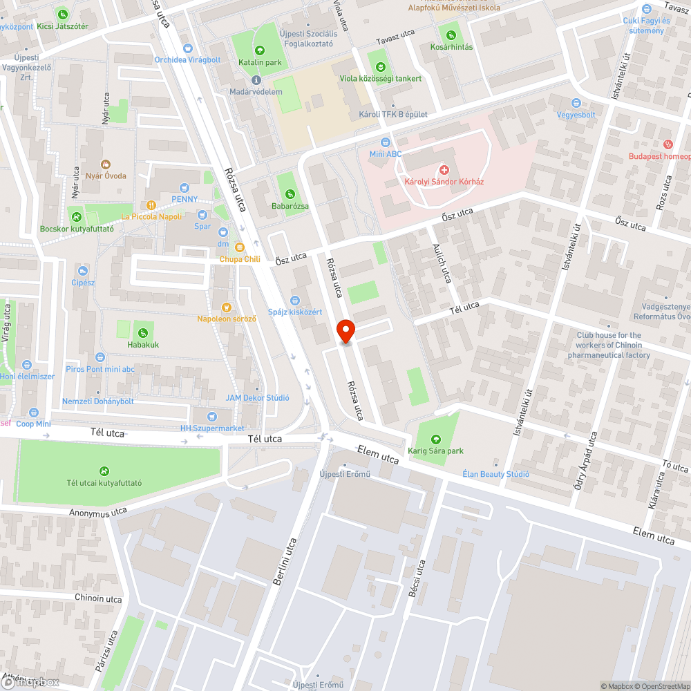 Elhagyott Corolla bejelentés helye