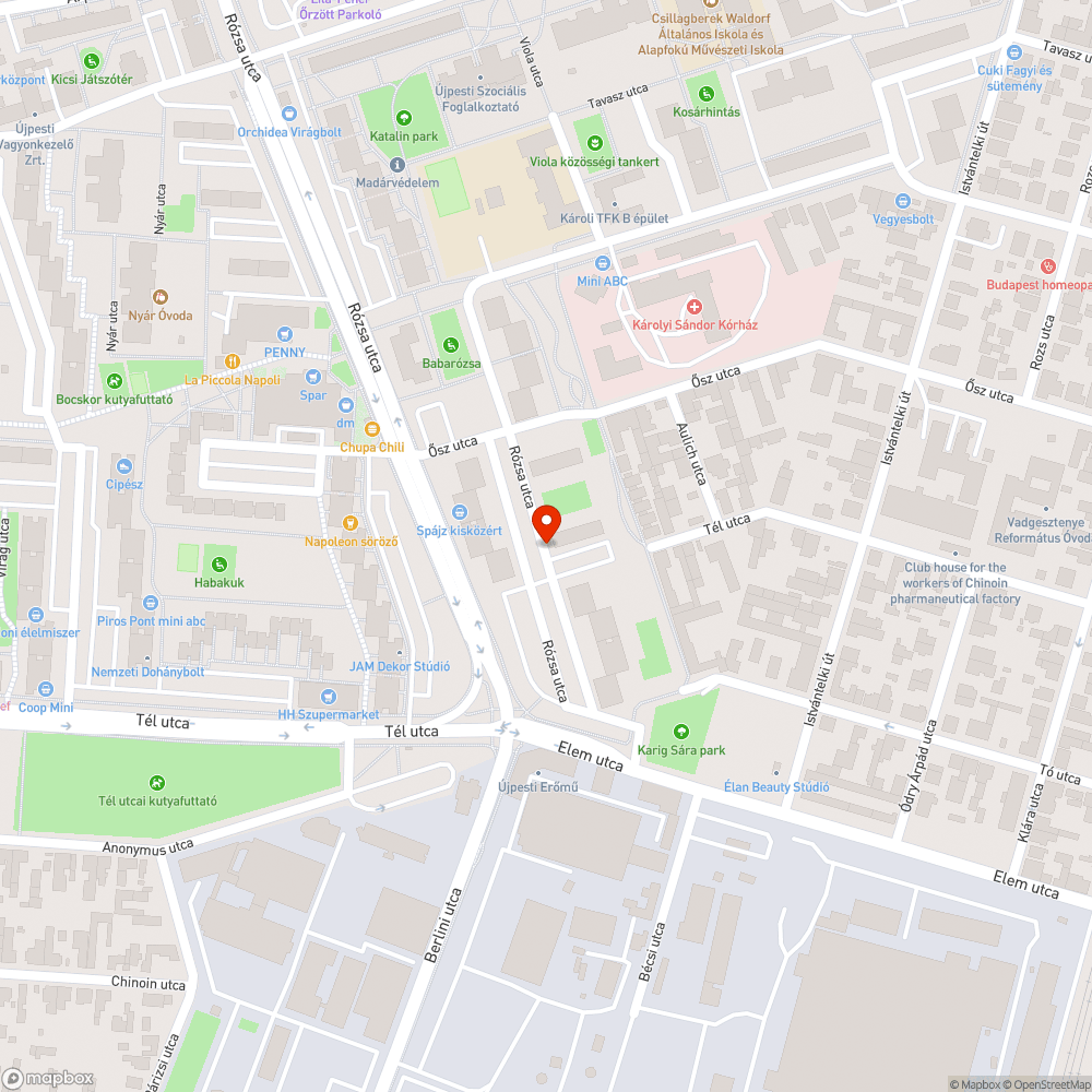 Elhagyott autók bejelentés helye