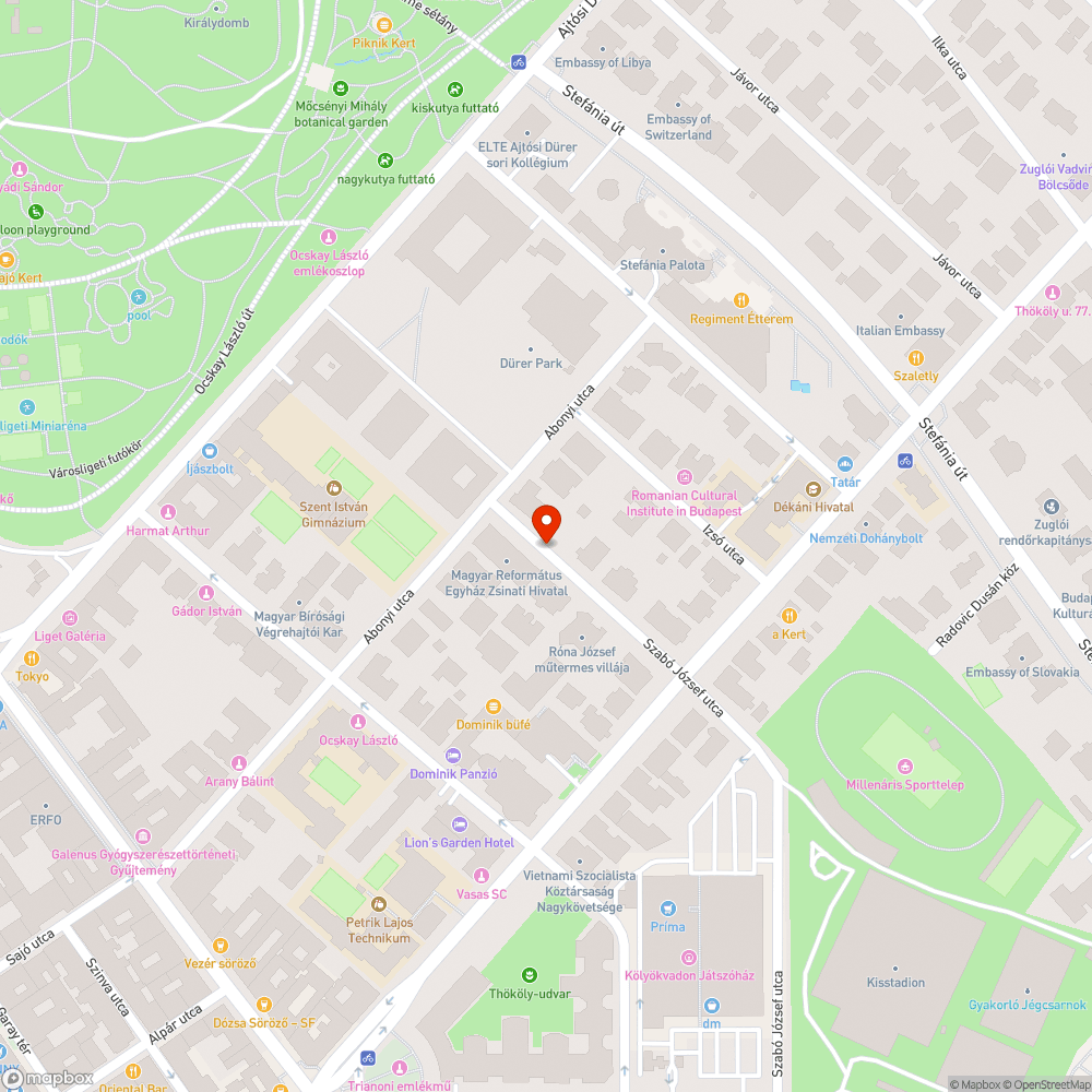 Beszakadás közeli aknafedél bejelentés helye