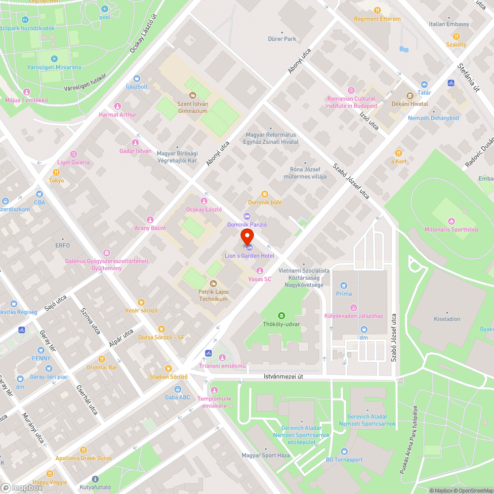 Mozgáskorlátozott parkolás Thököly út / Chazár András utca kereszteződése, Zugló bejelentés helye