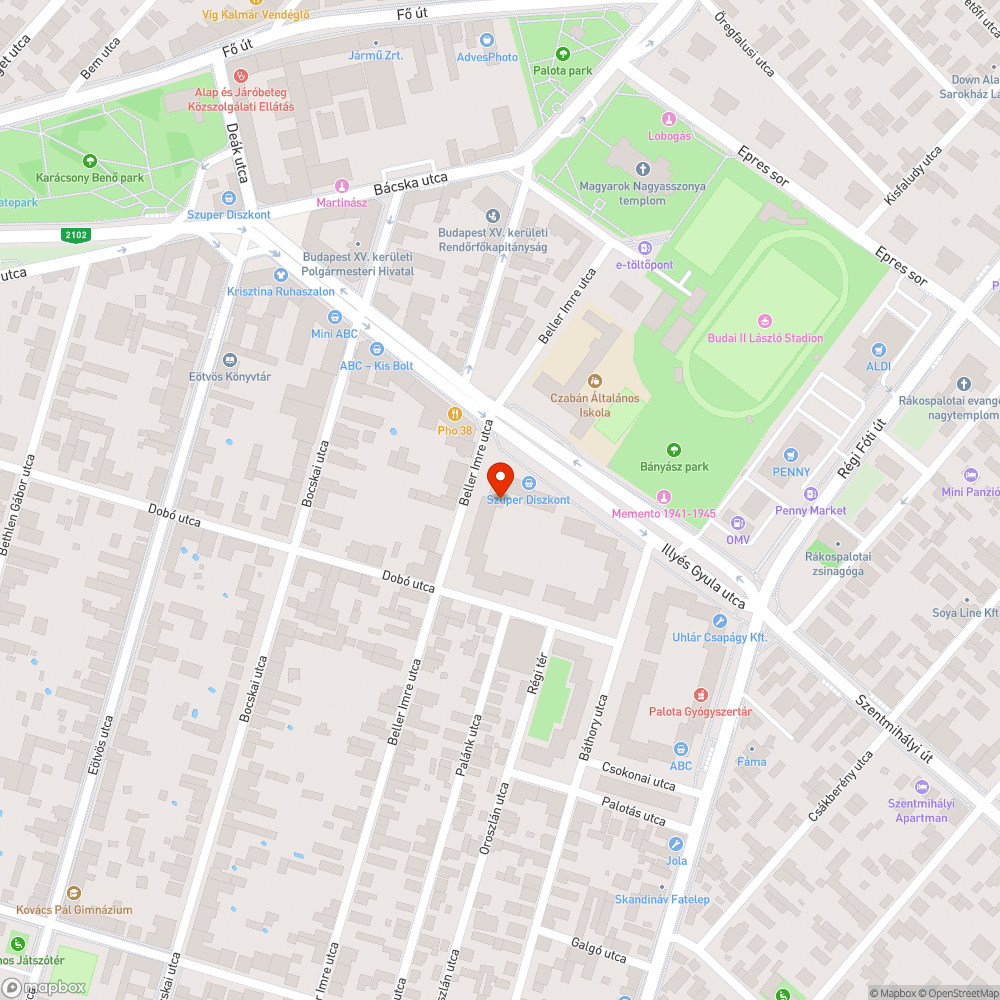 Járdán parkolás bejelentés helye