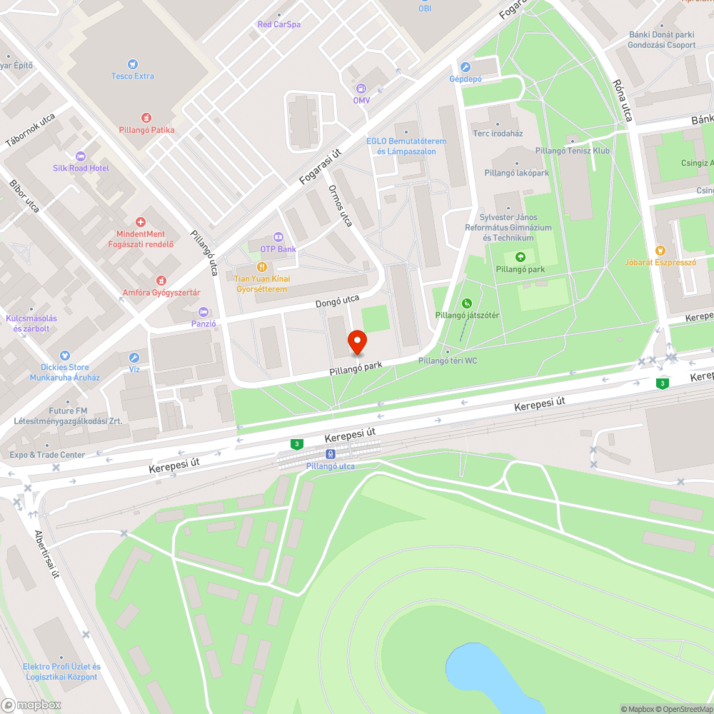 Elzárja az utat bejelentés helye