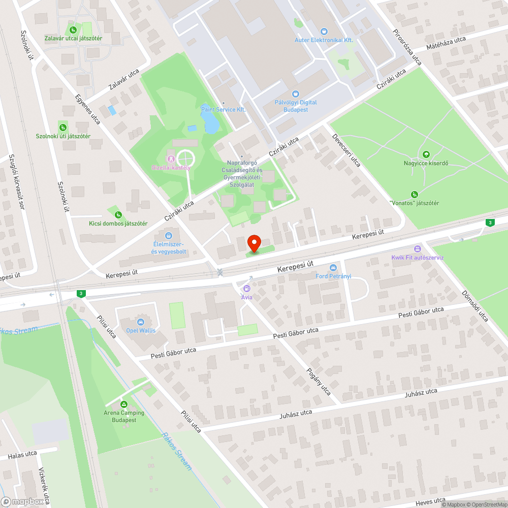 Kidőlt doboz bejelentés helye