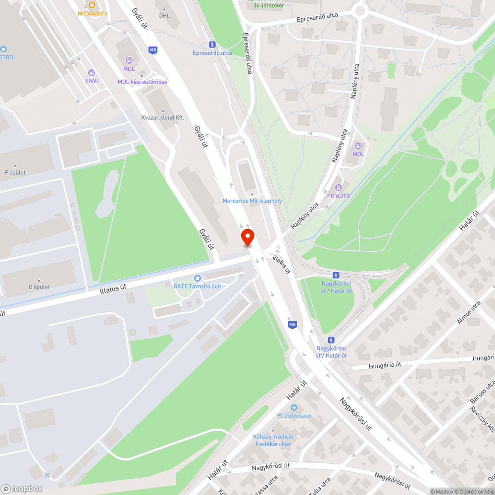 Tönkrement járdaszegély bejelentés helye