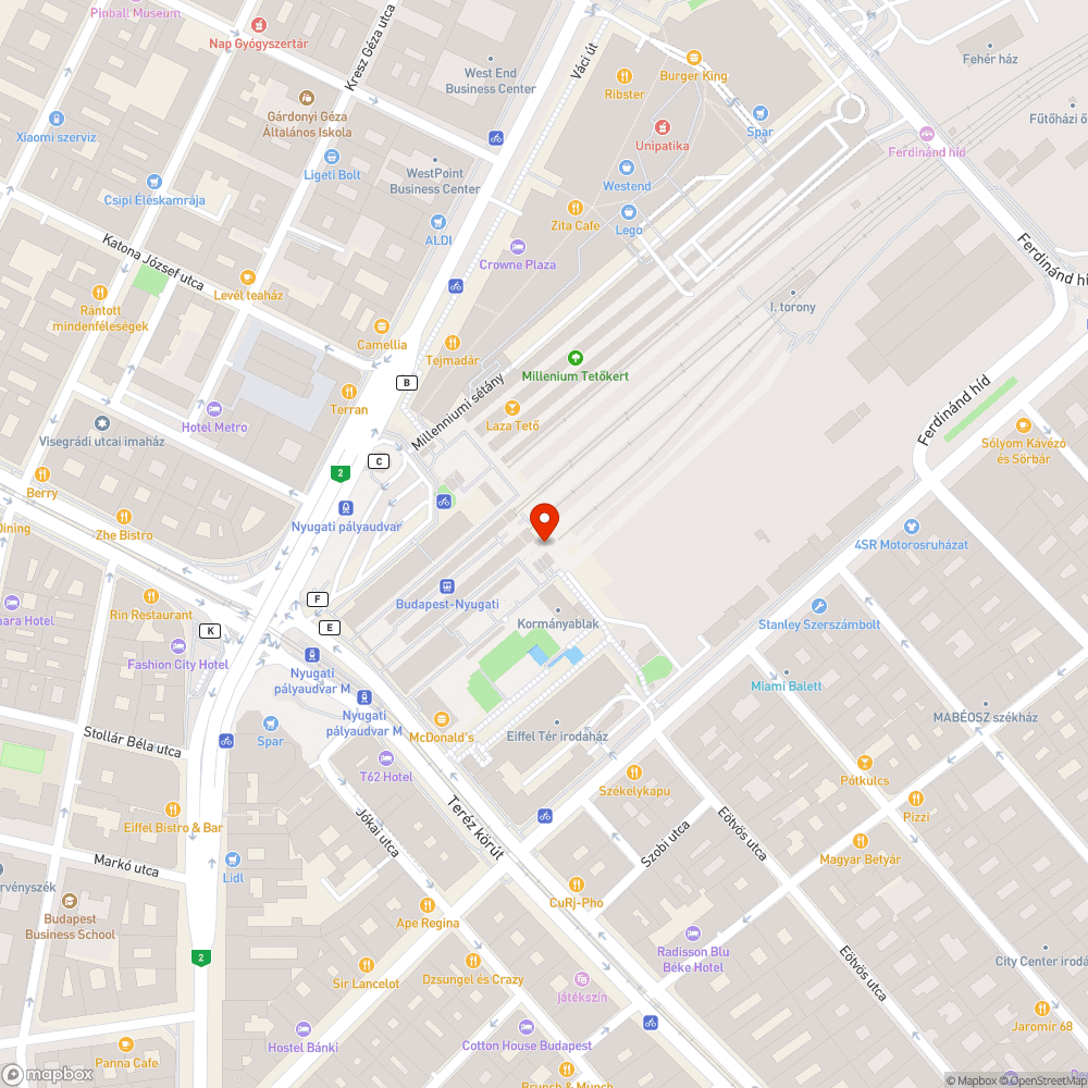 Mozgólépcső hiánya bejelentés helye