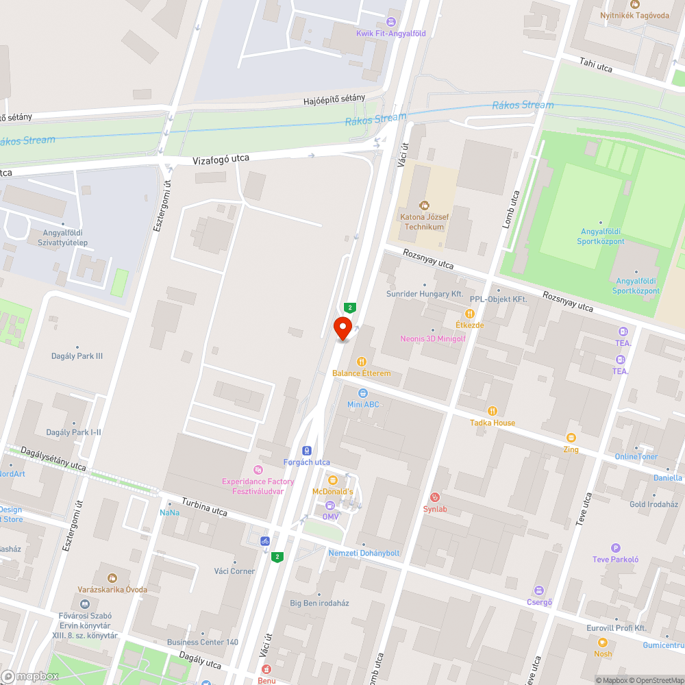 Életveszélyes (fél)legális parkolási lehetőség a váci úton bejelentés helye