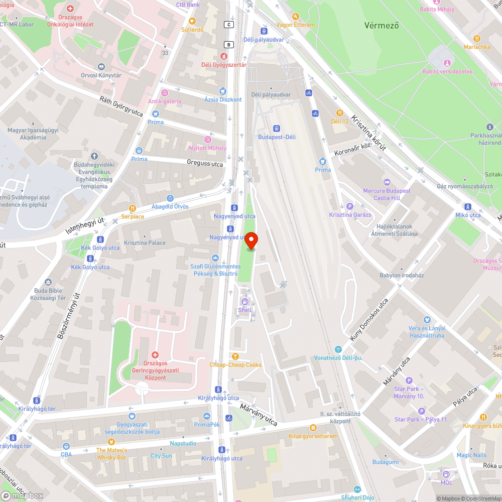 Magányos fal bejelentés helye