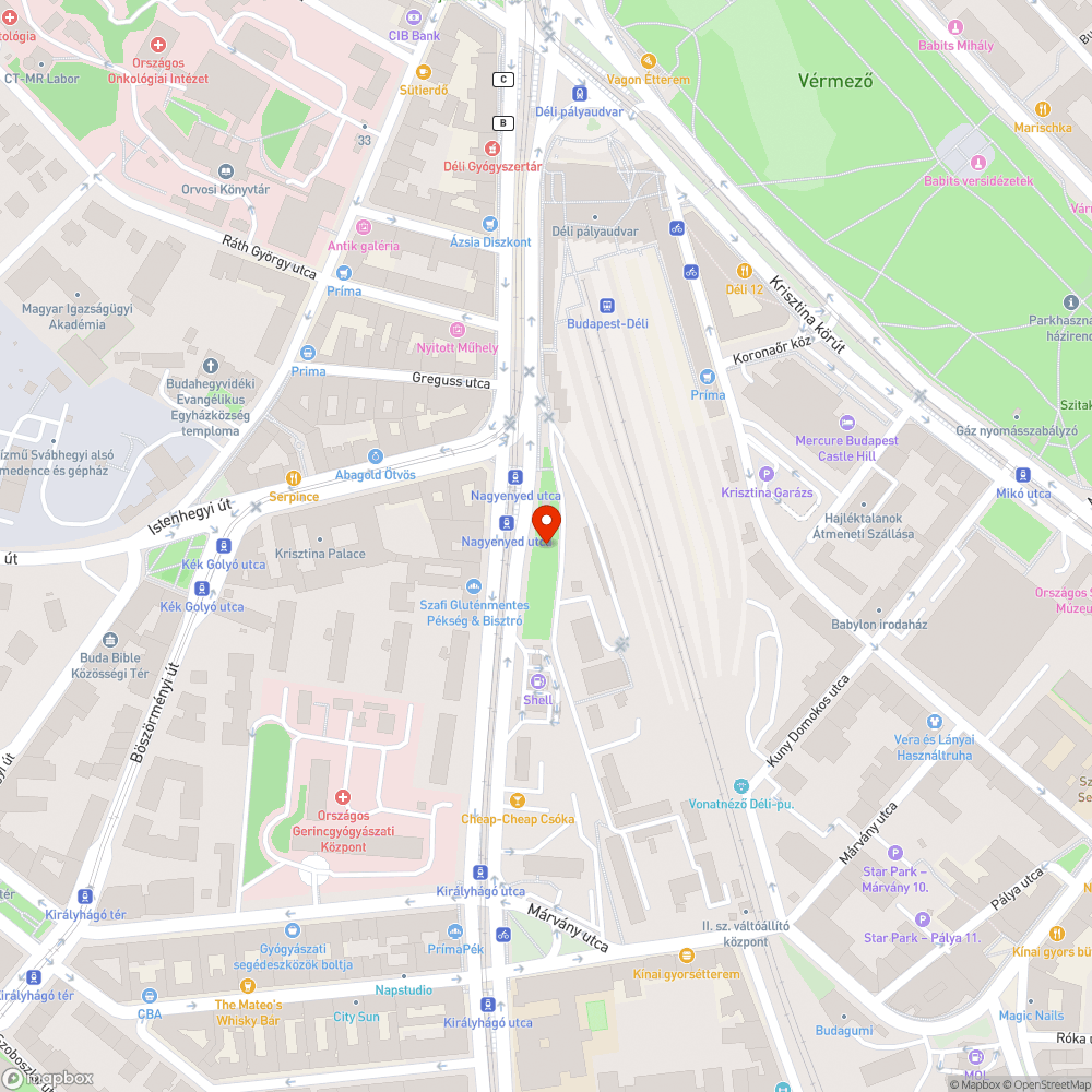 Rozsdás vas bejelentés helye