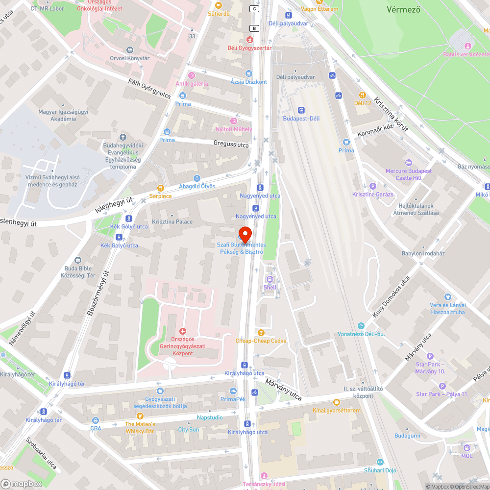 Sérült keret bejelentés helye