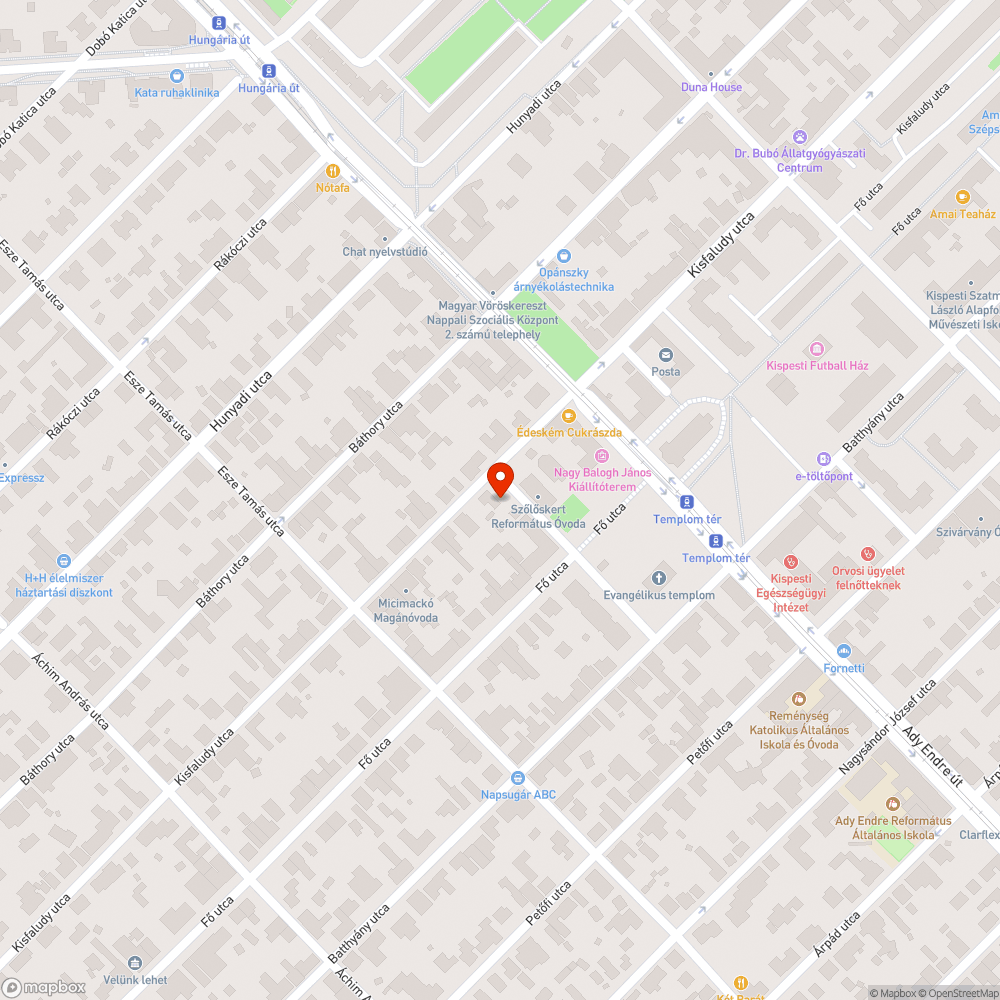 Megsüllyedt Matáv logós közmű bejelentés helye