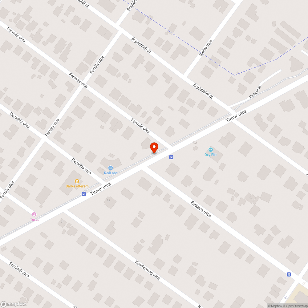 Szeméttel teli vízelvezető csatorna bejelentés helye