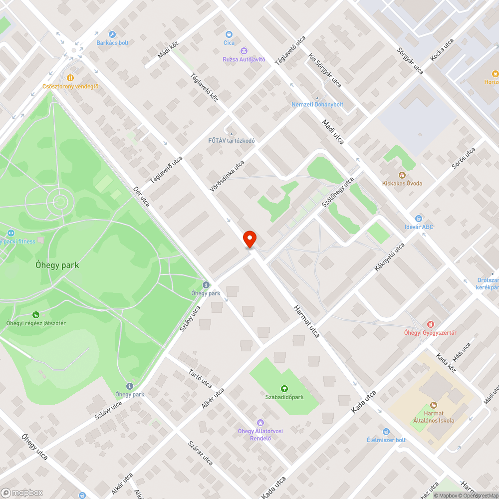 Kiégett lámpa a gyalogosátkelőnél bejelentés helye