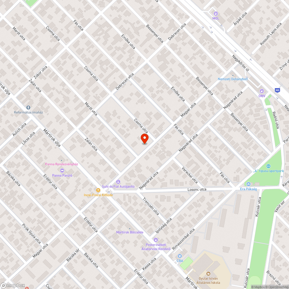 Hiányos fedlap bejelentés helye