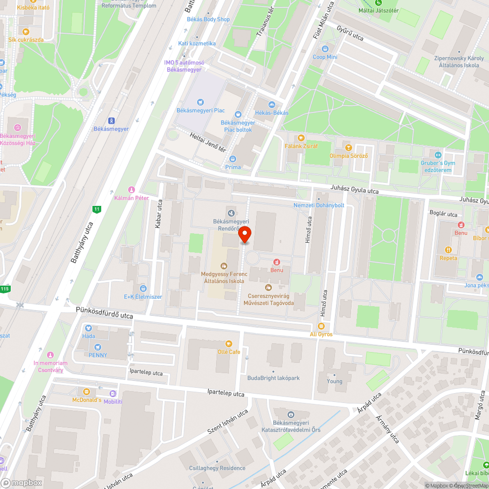 Hiányzó poller bejelentés helye