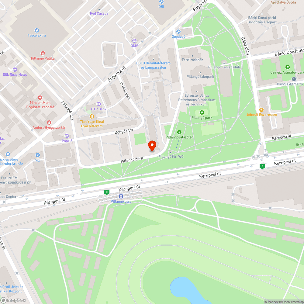 Egy autó helye bejelentés helye