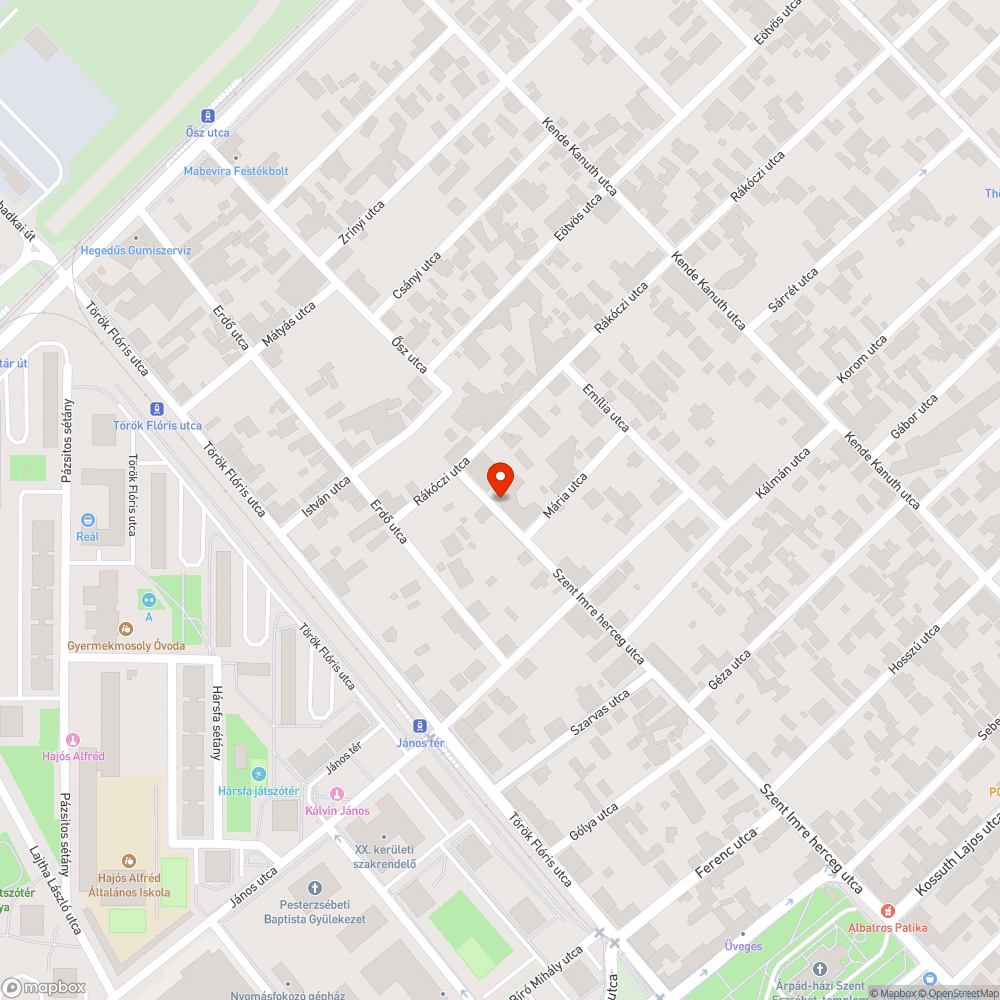 Megsüllyedt fedlap bejelentés helye