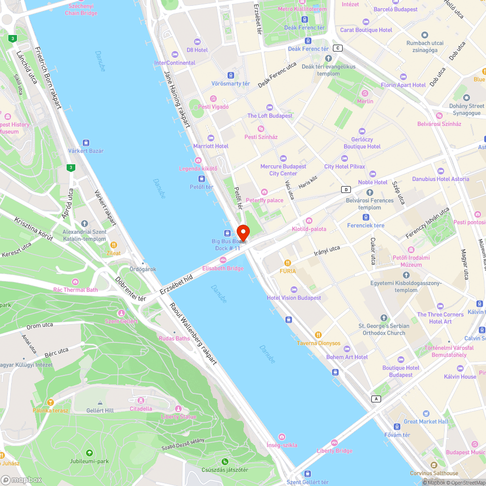 graffitis matricás a hídkorlát Erzsébet híd bejelentés helye