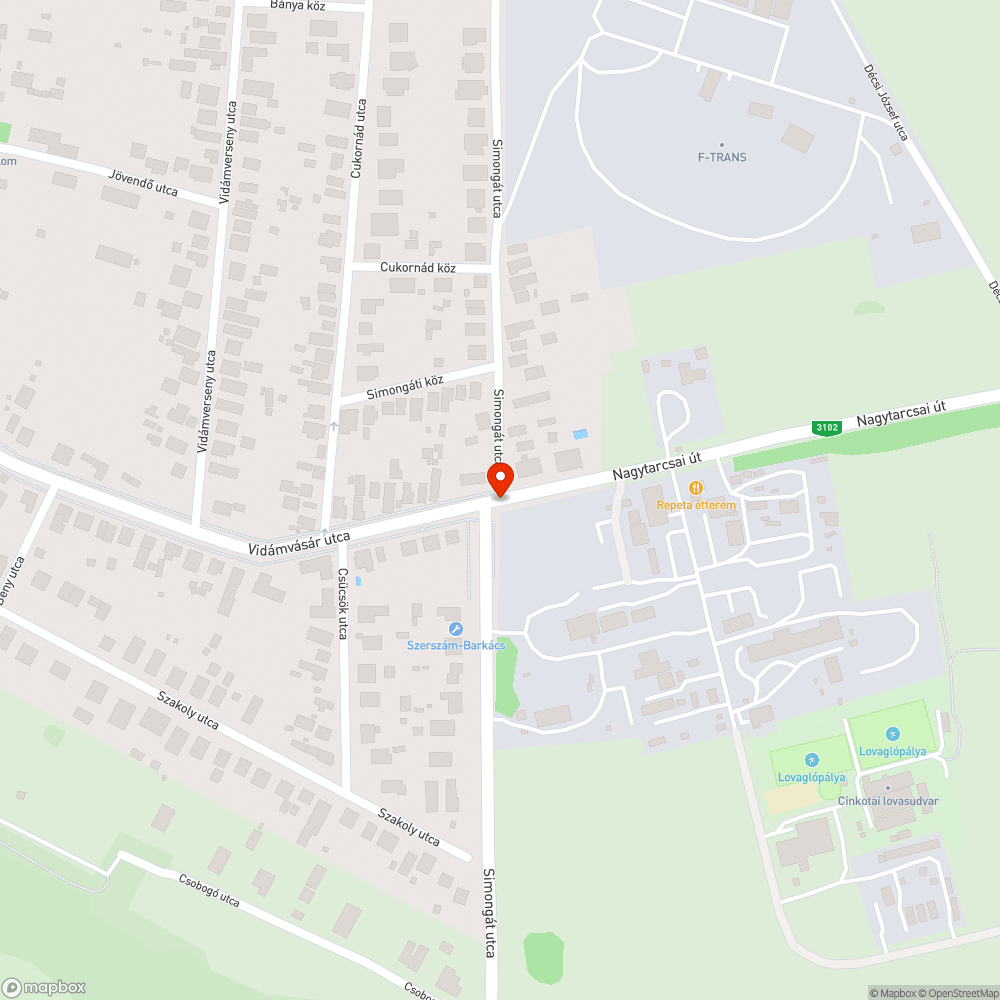 Bonyolult kereszteződés - torlódások bejelentés helye