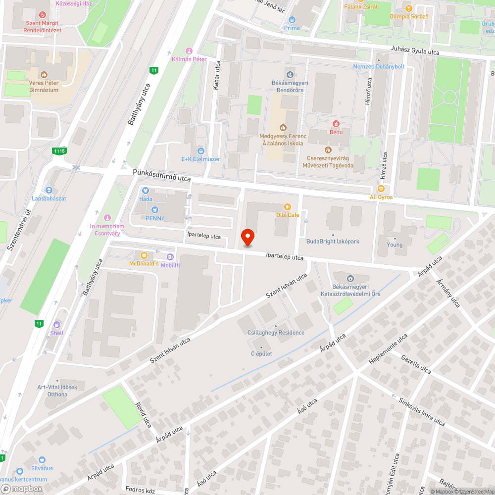 Hiányzó járda folytatás bejelentés helye