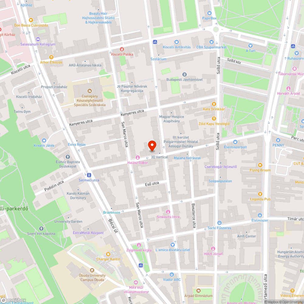 Selmeci utca kerékpárral kétirányúvá tétele bejelentés helye