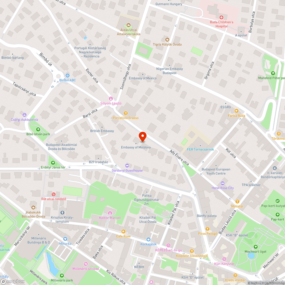 Üregesedő fedél bejelentés helye