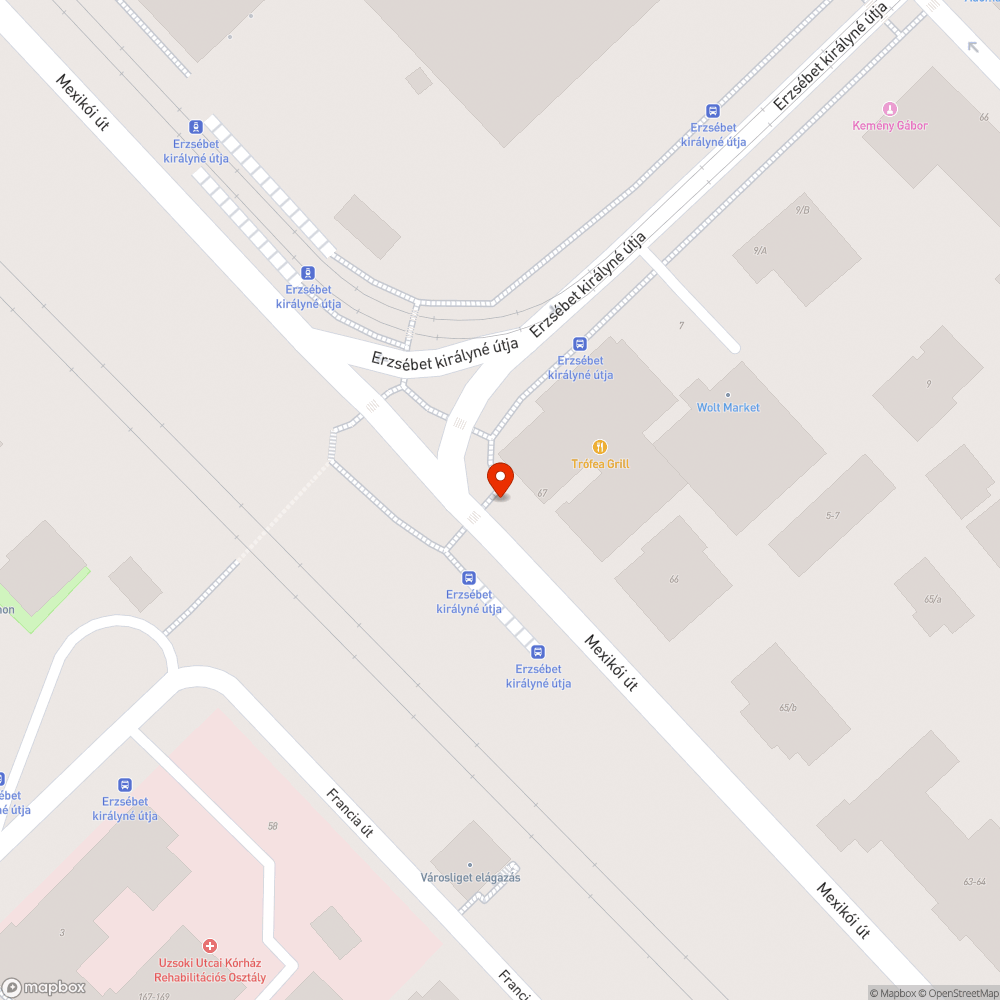 Megrongálódott tábla bejelentés helye