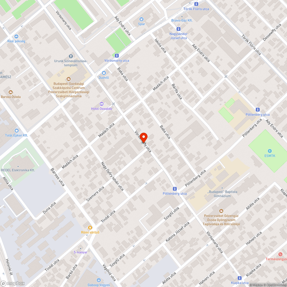 Botlásveszélyes fedlap bejelentés helye