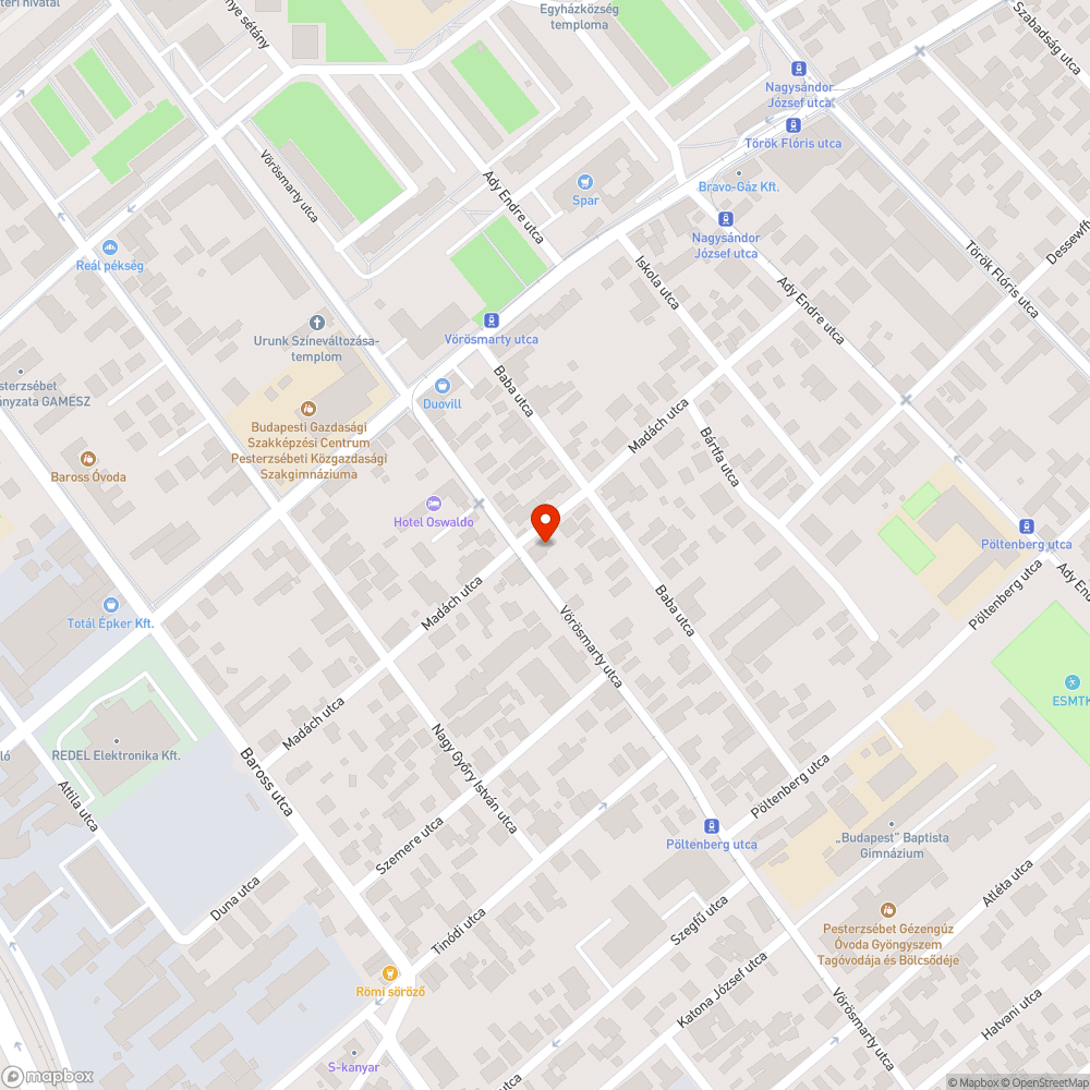 Tönkrement, megsüllyedt közmű szekrény bejelentés helye