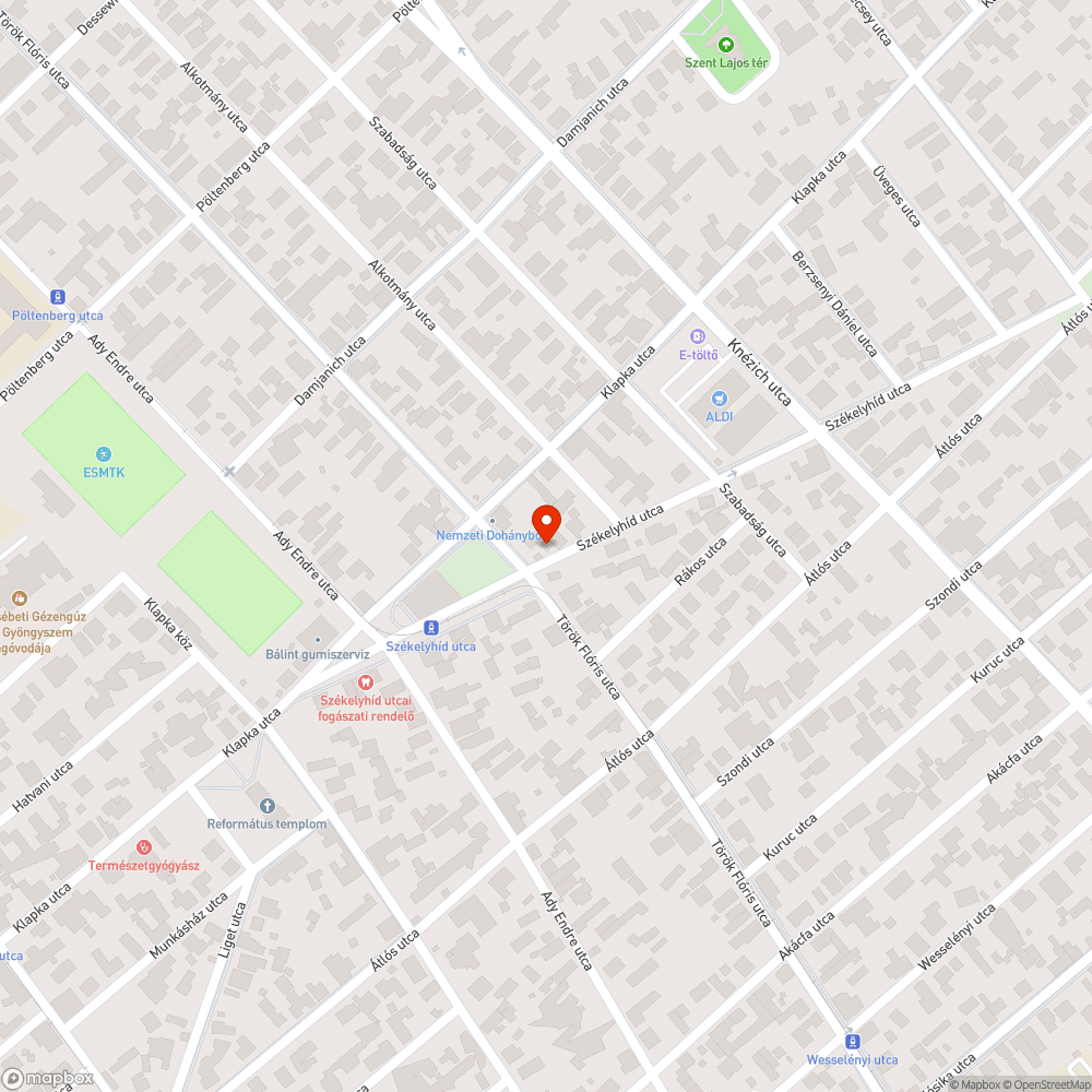 Fedlap kiáll a járdából bejelentés helye