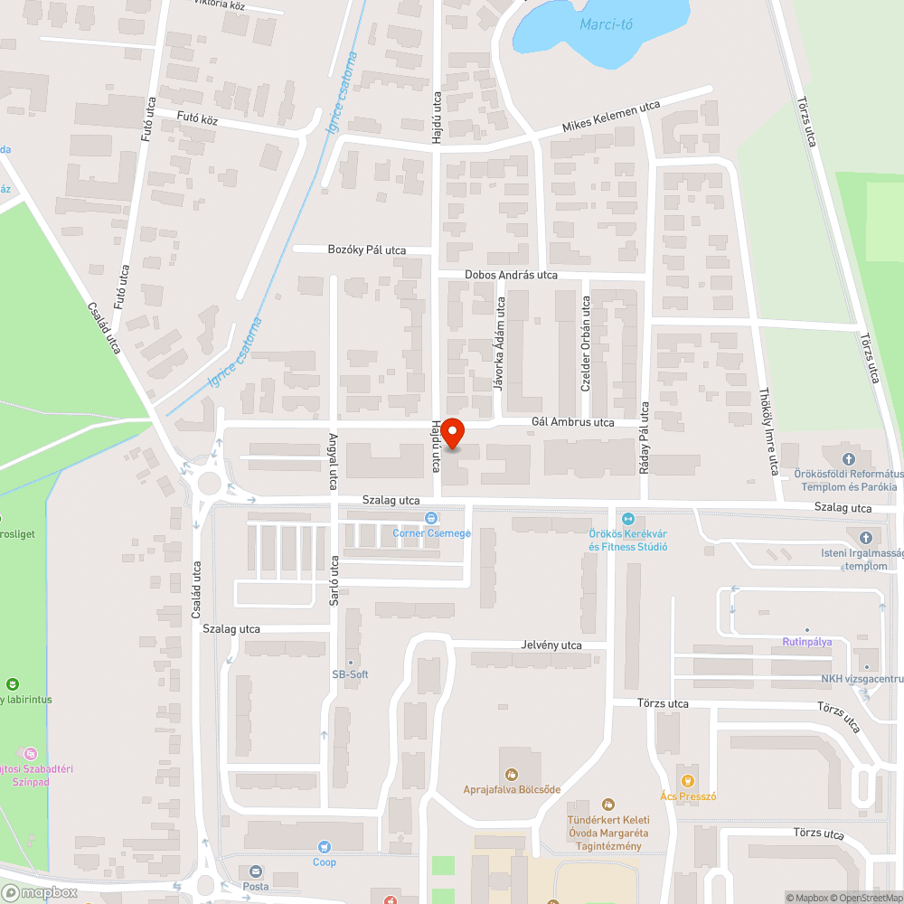 Rosszul kijelölt parkolóhelyek bejelentés helye