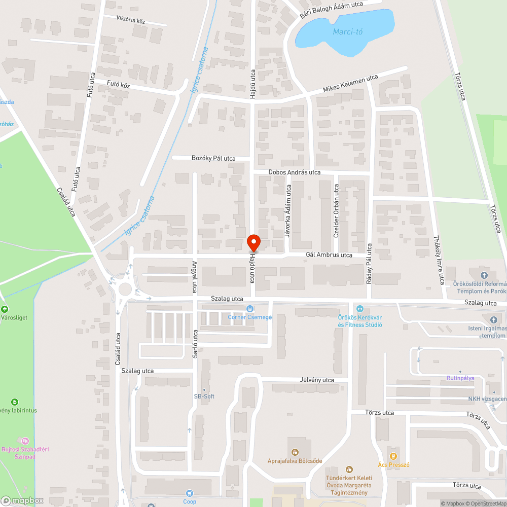 Hiányzó közlekedési tábla bejelentés helye