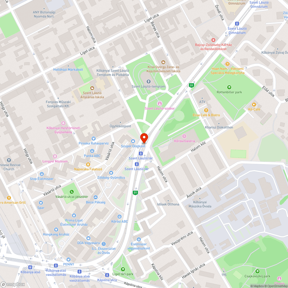 Rongálódott terelő korlát bejelentés helye