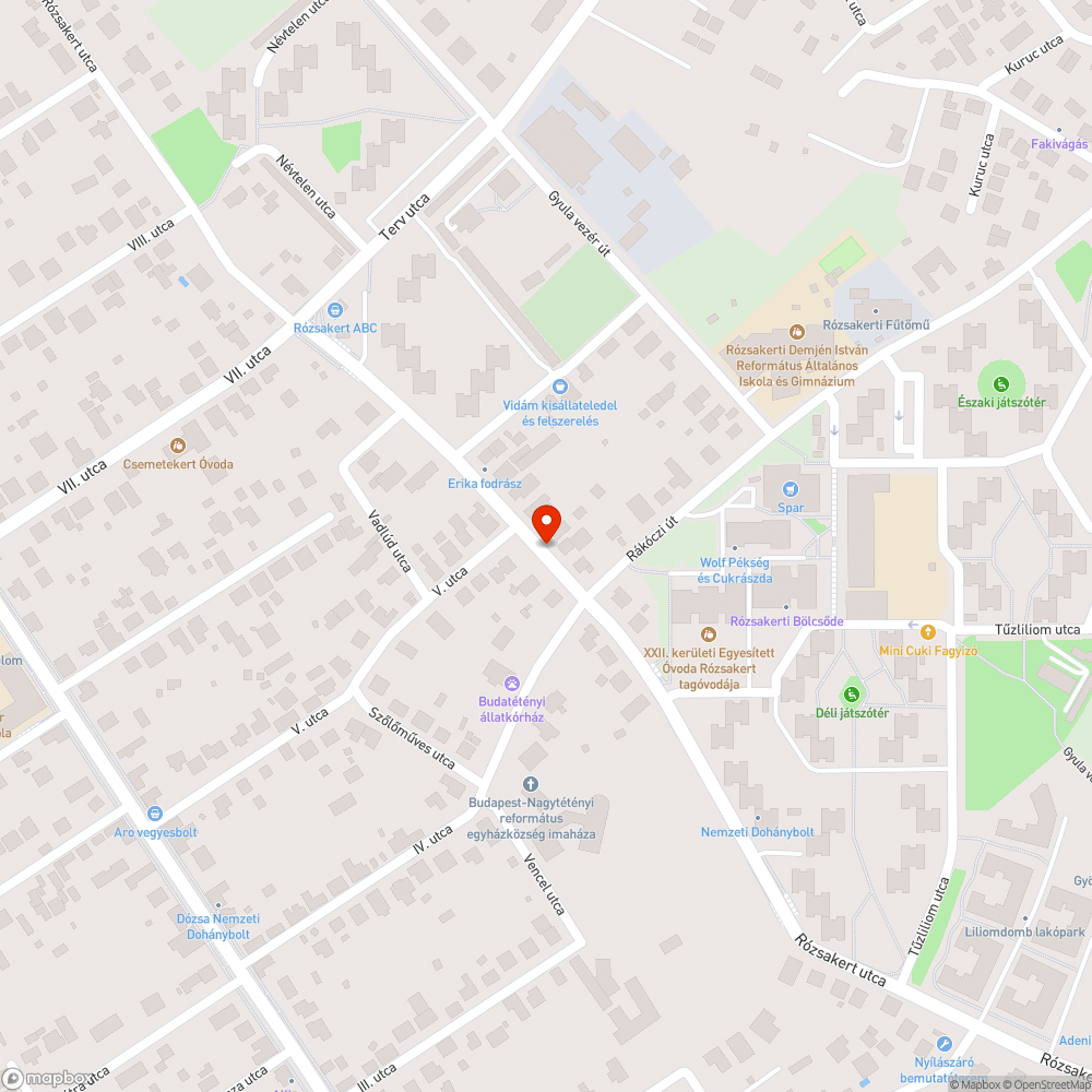 Díjnyertes parkolás bejelentés helye