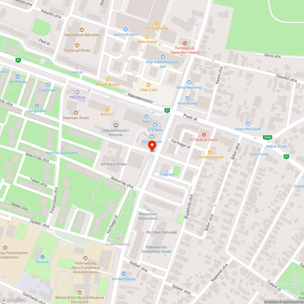 Régi tartó bejelentés helye