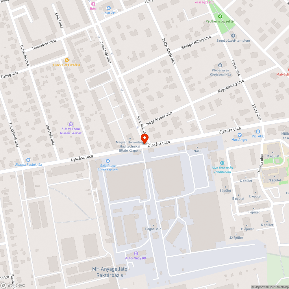 Plakát bejelentés helye