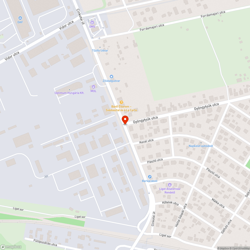 Tábla a fán bejelentés helye