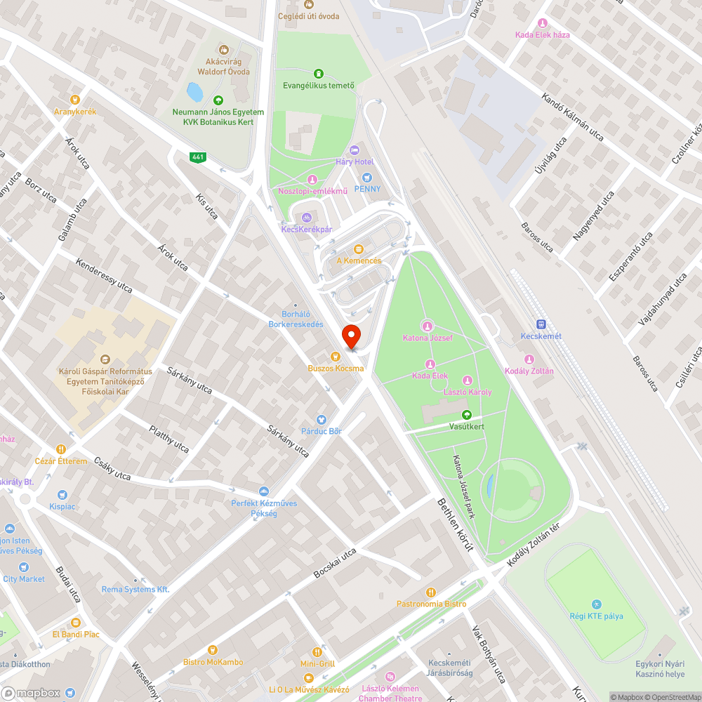 Megsüllyedt vízelvezető bejelentés helye