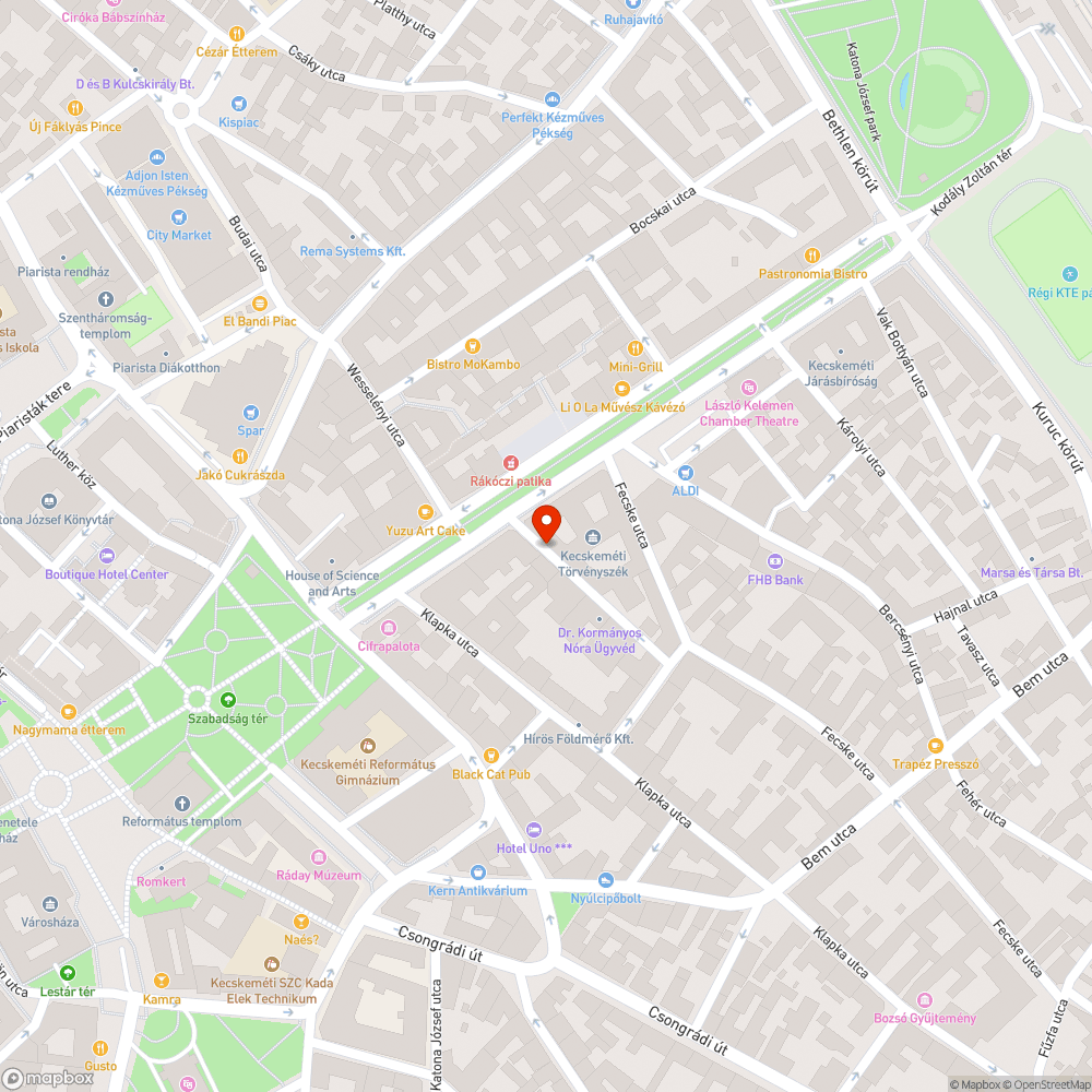 Ferde fedlap bejelentés helye