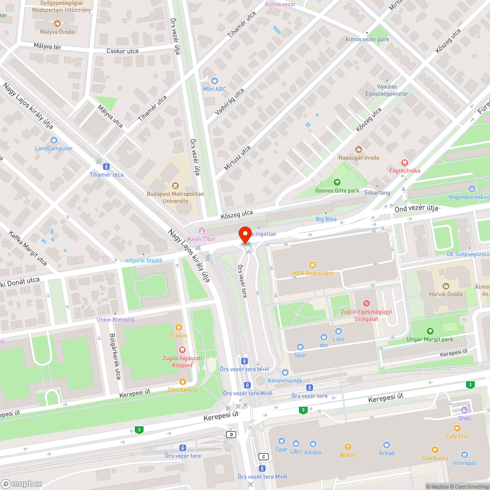 Felesleges beton terelő bejelentés helye