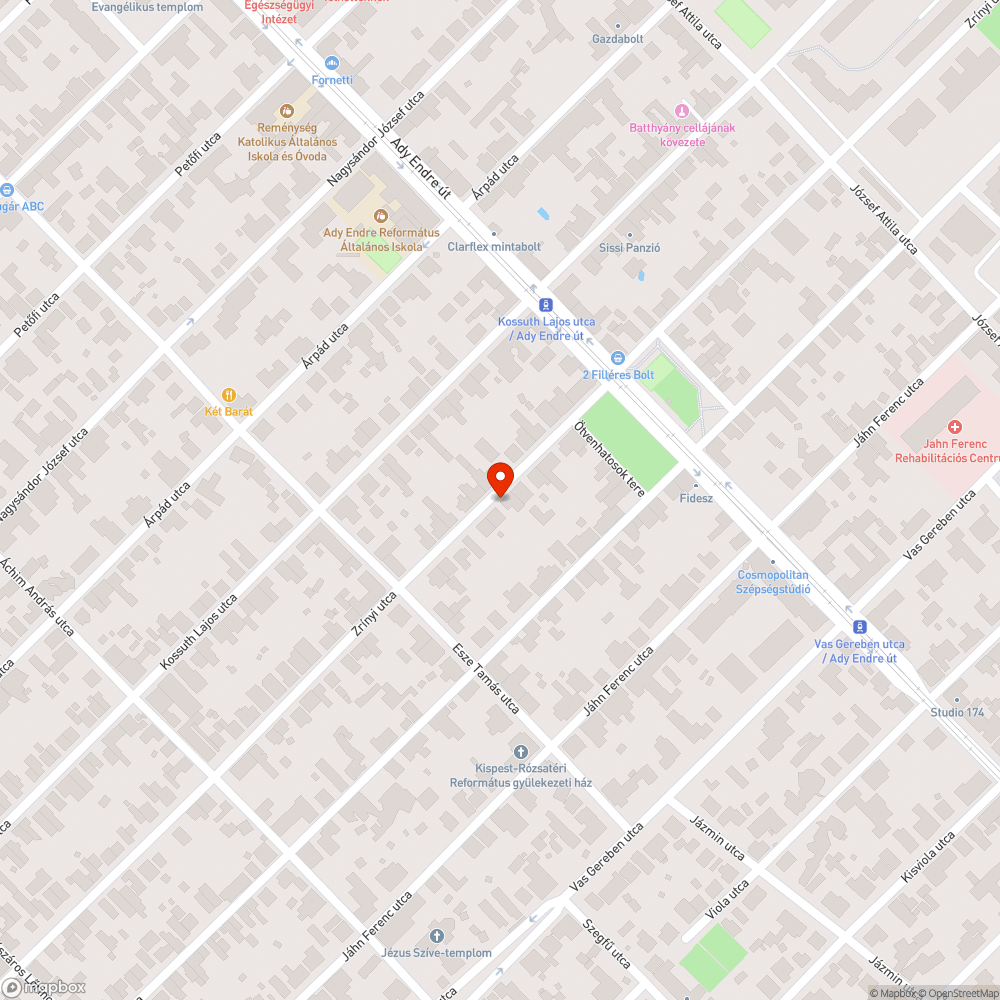 Sérült veszélyes fa bejelentés helye