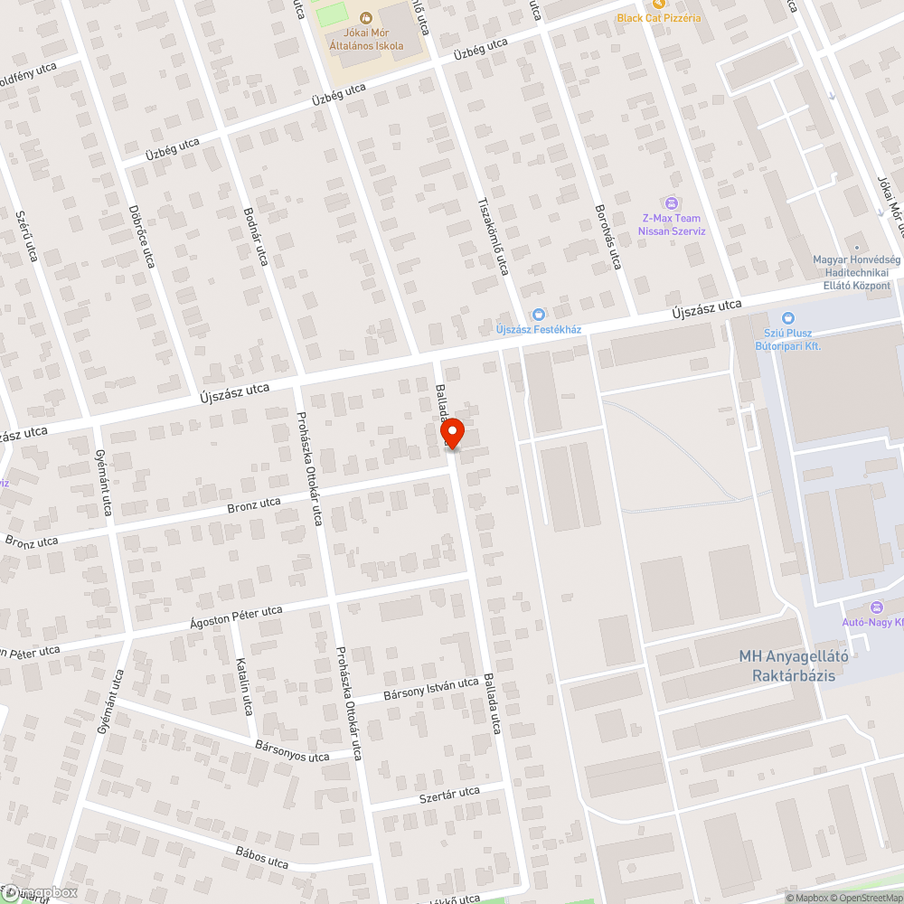 Ballada az utcatábláról bejelentés helye