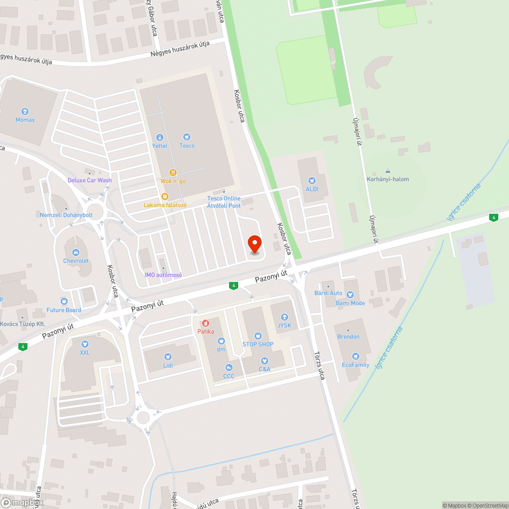 Szemetes környék bejelentés helye