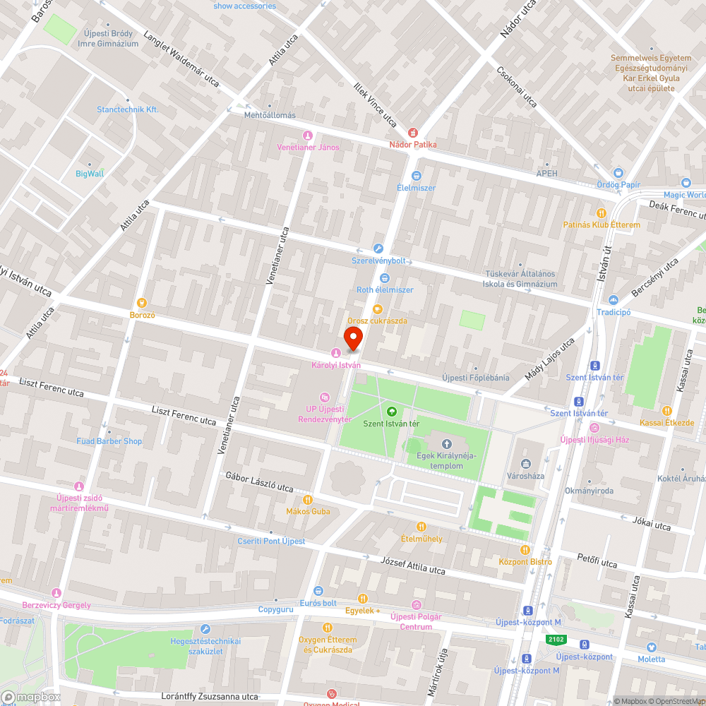 Kiégett közlekedési lámpa bejelentés helye